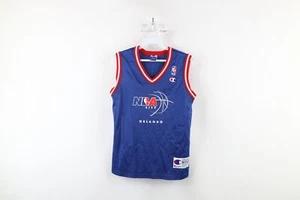 Vintage 90s Champion Boys Medium NBA City Orlando Basketball Jersey Blue Nylon - Picture 1 of 11