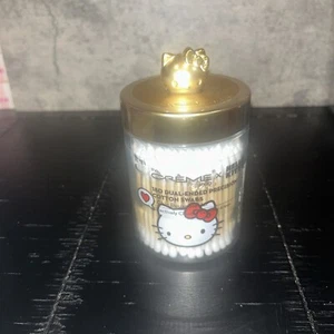 The Creme Shop x HELLO KITTY Glass Jar - cotton swabs - NEW & SEALED - Picture 1 of 3