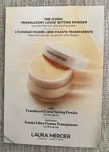 LAURA MERCIER Translucent Loose Setting Powder Carded Sample 1g. New Sealed - Picture 1 of 2