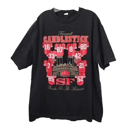San Francisco 49ers 1971-2013 Candlestick Park Farewell Temporada 2XL Foto 1 de 4