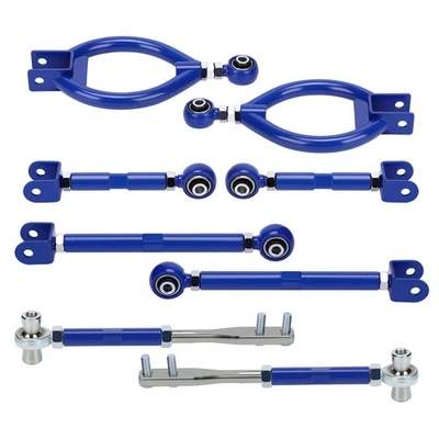 KIT DE BRAS DE SUSPENSION AVANT RÉGLABLE FOR NISSAN 240SX(S13) 300ZX(Z32) NEW - Photo 1/4