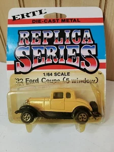 Vintage 1981 Ertl American Classics 1932 Ford Coupe (5 Window) 1:64 New Sealed  - Picture 1 of 23