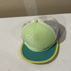 Cappellino Patagonia 2024 5 pannelli rete Duckbill ciclismo stile vintage blocco colori - Foto 1 di 6