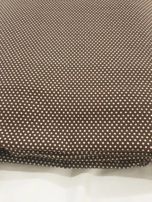 Tela de lunares pequeños marrón de 7 1/2" yardas "Back To Basics" 2006 telas RJR Foto 1 de 4