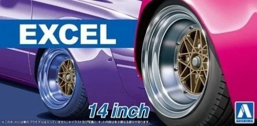 1/24 - 4 Ruote Excel - 14 Pollici - AOSHIMA - AOS05471 - Immagine 1 di 1