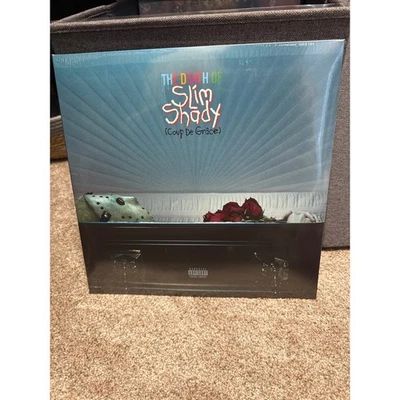 THE DEATH OF SLIM SHADY (COUP DE GRÂCE) BLOOD STAIN CLEAR VINYL -ALTERNATE COVER - Image 1 of 3