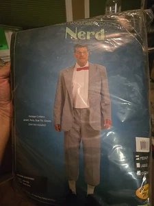 Nerd Kostüm Erwachsene mittelgroßer Peewee Anzug neu im Paket  - Bild 1 von 4