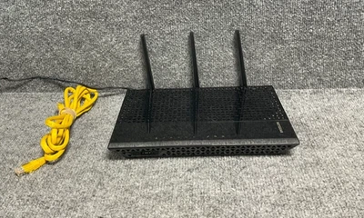 Netgear Wi-Fi Router 📶 5-Port Wireless w/ Power Adapter & Cord Black - Image 1 of 4