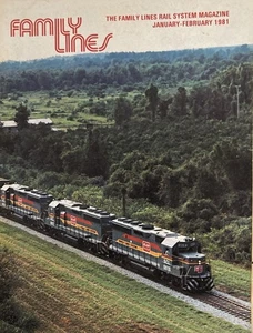 Family Lines Railroad Magazine 1981 January-February, The Great White Train - Picture 1 of 3