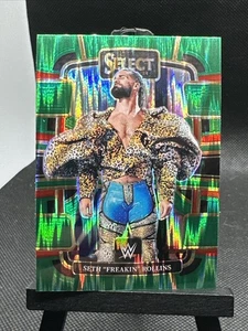 Sale SETH ROLLINS GREEN FLASH PRIZM 2024 Panini Select WWE WRESTLING - Picture 1 of 2