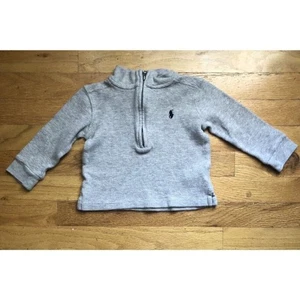 Polo 18M grau meliert Waffel Thermo 1/4 Reißverschluss - Bild 1 von 6