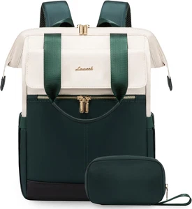 Laptop Backpack for Women, 15.6 Inch Work Laptop Bag with USB Port, Fashion Teac - Picture 1 of 12