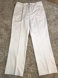 Windham Pointe hellbraun khaki Hose klassisch vorne flach Chinohose Herren 38 x 34 neu mit Etikett - Bild 1 von 7