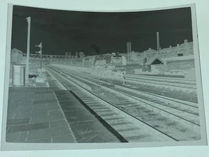 1957 Rugby Area Steam Loco 46240 Caledonian British Rail Railway Negative 7Y-2 - Picture 1 of 1