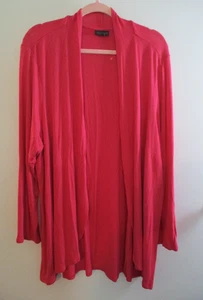 J.Jill Womens Sz 3X Wearever Open Front Pink Duster Cardigan Lightweight Summer - Picture 1 of 6