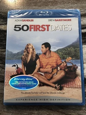50 First Dates 2004 Blu-ray Adam Sandler Drew Barrymore Dan Aykroyd New Sealed - Image 1 of 2