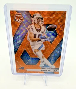 2025 Panini Mosaic Football - Adam Thielen #223 Orange Mosaic 055/199 - Panthers - Picture 1 of 2