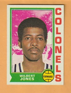 Wilbert Jones Kentucky Colonels 1974-75 Topps #237 Tillar Arkansas - Picture 1 of 2