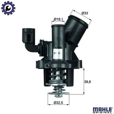 THERMOSTAT COOLANT TM 17 98 S FOR FORD MONDEO/III/Turnier CFBA/CHBB/CHBA 1.8L - Image 1 of 4