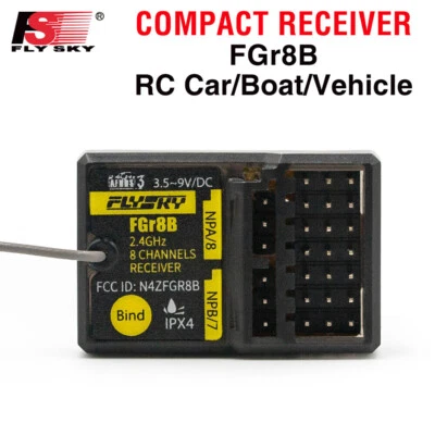 FlySky FGr8B 2.4G 8CH Empfänger PWM/PPM/i-Bus für NB4 Lite AFHDS 3 Sender - Bild 1 von 4