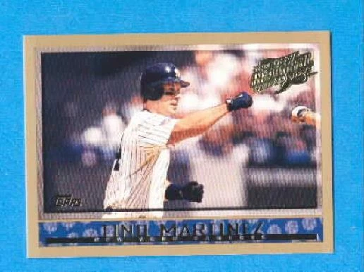 1998 Topps Card with Inaugural Devil Rays Logo TINO MARTINEZ #284 - Image 1 of 1