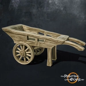 Carro de madera terreno disperso 28 mm mesa fantasía wargaming miniatura dnd mini - Imagen 1 de 1