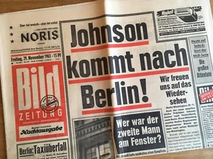 BILD Zeitung 29. November 1963 Geschenk 55. 56. 57. Geburtstag 11. / 29.11.1963 - Picture 1 of 1