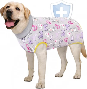 Dog Recovery Suit, Surgical Recovery Suit for Dog Female after Spay, Rabbit Patt - Picture 1 of 12