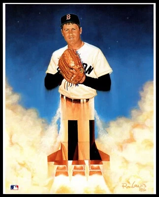 Roger Clemens 8x10 Unsigned Color Photo Ron Lewis Artwork - Image 1 of 2