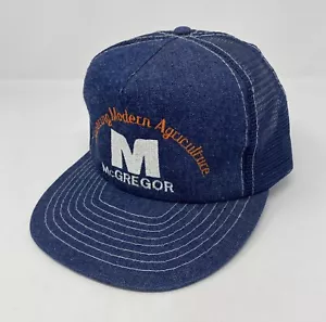 Mcgregor (Agricultura Moderna Pionera) Denim Trucker Sombrero SnapBack Gorra Agricultores - Imagen 1 de 8