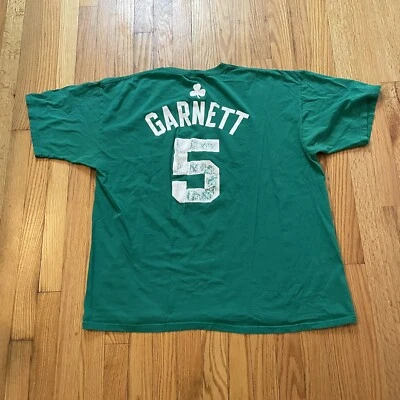Camiseta deportiva de los Boston Celtics Kevin Garnett talla XL NBA baloncesto Adidas - verde Foto 1 de 4
