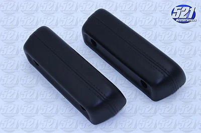 Fits Mopar Armrest Pads Black Pair 68-72 A-Body Demon Dart Valiant Scamp Duster - Image 1 of 2