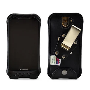 Kyocera DuraForce PRO 2 (6910 6900) étui ajusté étui en cuir clip ceinture - Photo 1 sur 12