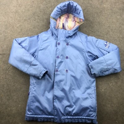 Burton Jacket Girls XL Blue Pockets Snowboard Skiing Hooded Windbreaker Snow* - Image 1 of 4