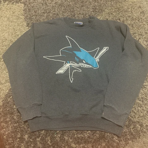 San Jose Sharks crewneck sweater men’s small Vintage Cover