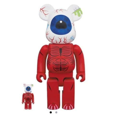 Bearbrick Madballs Doll Red 100 400 Cover