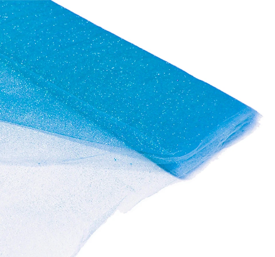 54" x 10 yards Glitter Tulle Fabric Bolt Tutu Wedding Decoration Party Craft - Image 1 of 1