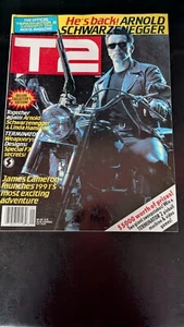 Vintage Terminator 2 Movie Magazine 1991 Arnold Schwarzenegger Linda Hamilton - Bild 1 von 7