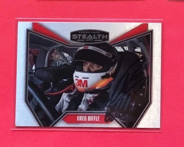 GREG BIFFLE - NASCAR 2011 Press Pass "Stealth" SIGNED / AUTOGRAPH Race Card - Image 1 of 1