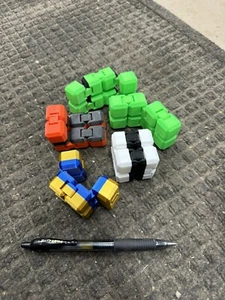 3D Printed Infinity Cube - Fidget Toy - Set Of 5 - Picture 1 of 1
