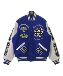 NEW ERA Varsity Jackets BluexWhite M 2200544304017 - Picture 1 of 9