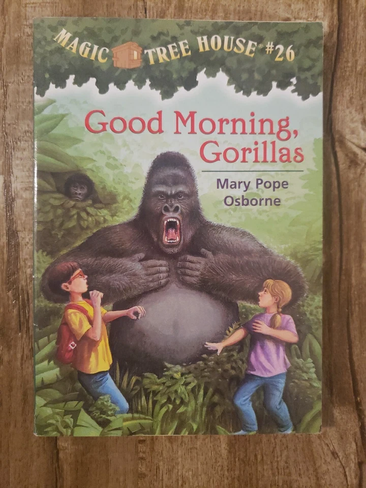 Good Morning Gorillas By Mary Pope Osborne Magic Treehouse #26 Paperback 2003 - Image 1 of 1