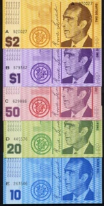 HUTT RIVER PROVINCIA: JUEGO COMPLETO DE BILLETES (5) - LIMITADO - BARATO     - Imagen 1 de 1