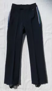 Vtg OBERMEYER Japan US Women’s XS 0 2 (6) Navy Stretch Wool Ski Stirrup Pants - Picture 1 of 7