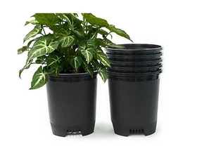 3 Gallon Nursery Pot Plastic Planters for Outdoor Indoor Plants Gardening 6-P... - Picture 1 of 6
