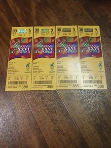 4-BOMBING @ ATLANTA OLYMPICS/JULY 30, 1996 FULL TICKET STUB/2 DEAD+100 INJURED  - Picture 1 of 4