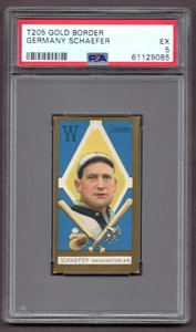 T205 Gold Border Germany Schaefer PSA 5 *JAYSACE* - Picture 1 of 2