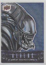 2018 Upper Deck Aliens Movie Sketch Cards 1/1 Ryan Finley #SKT Auto Sketch p1l