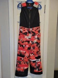 NWOT Spyder Kids Expedition Bib Snow Pants, Snowsuit, Grow 2" extend Size 6 Boys - Picture 1 of 2