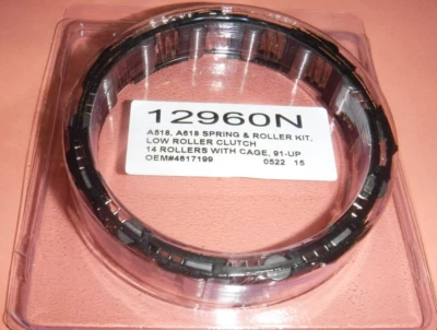 A518 518 A618 618 727 LOW SPRAG 1991 and UP 14 ROLLERS CLUTCH W/ CAGE 12960N NEW - Image 1 of 4